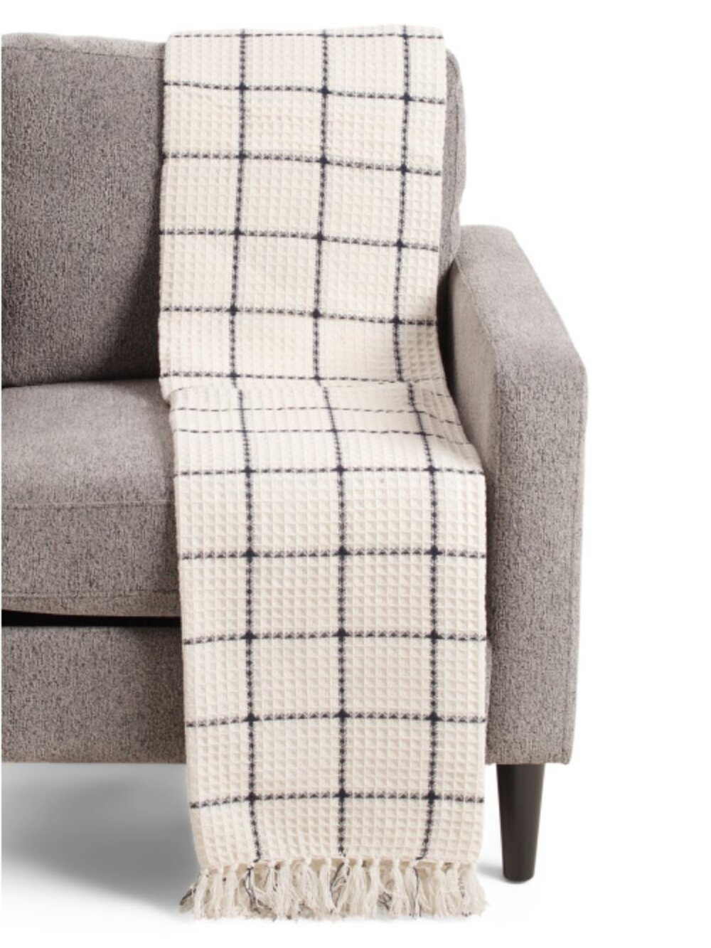 URBAN 86 Made In India Super Soft Cotton Waffle Grid Summer Throw